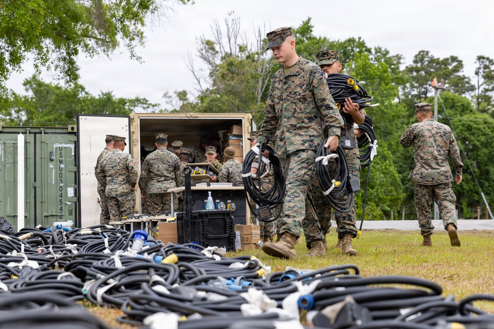 2nd Marine Expeditionary Brigade Command and Control Field Exercise