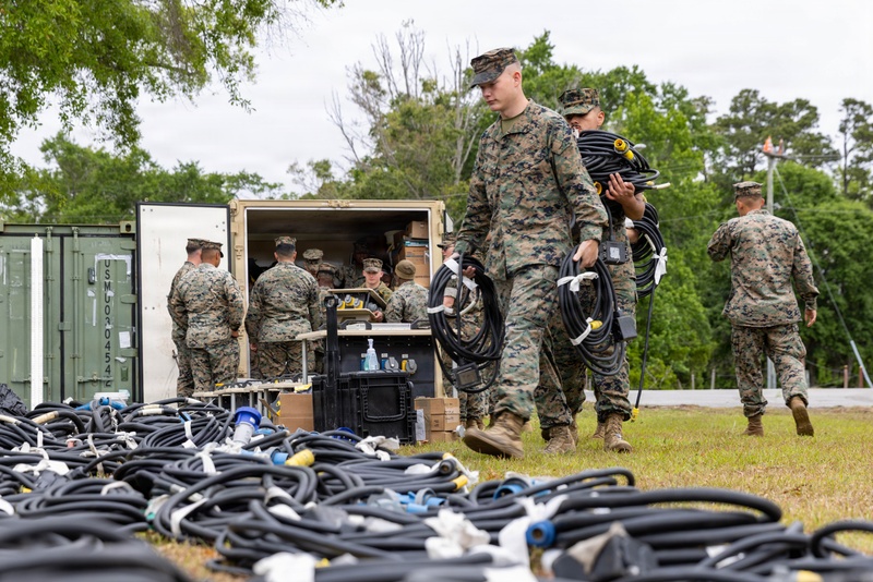 2nd Marine Expeditionary Brigade Command and Control Field Exercise