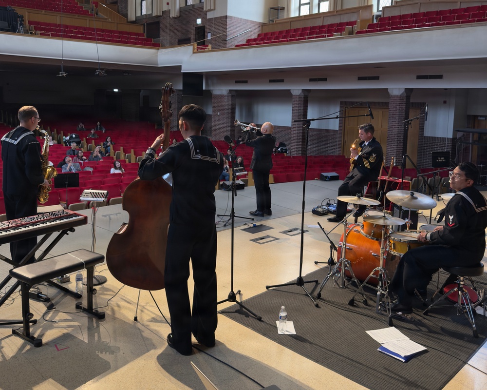 Navy Band Great Lakes Jazz Combo Moody Bible Institute Concert and Masterclass