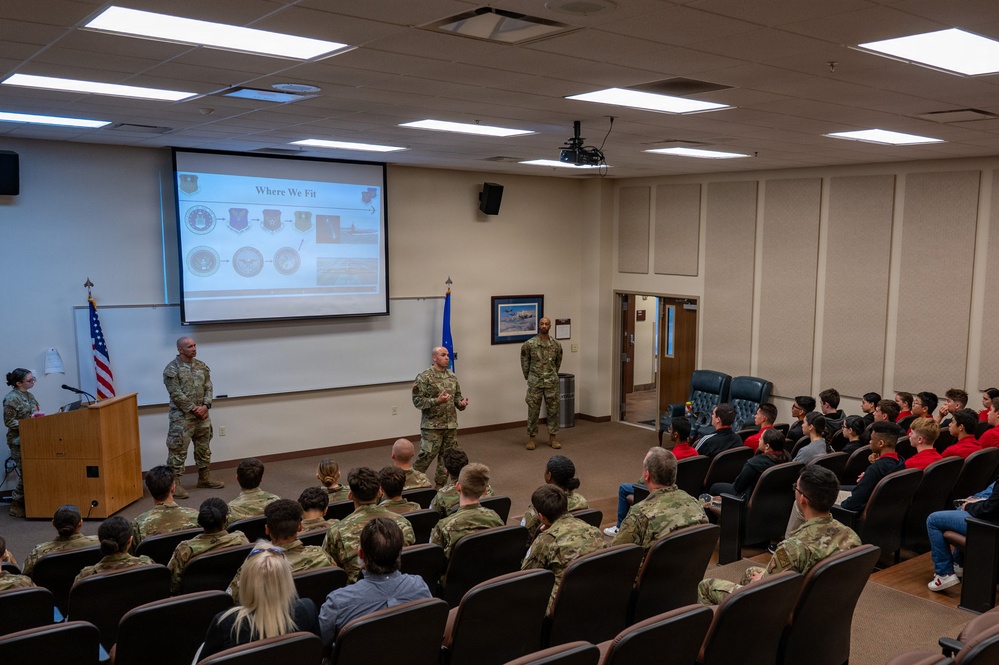 Local cadets visit 2nd Bomb Wing, explore career opportunities