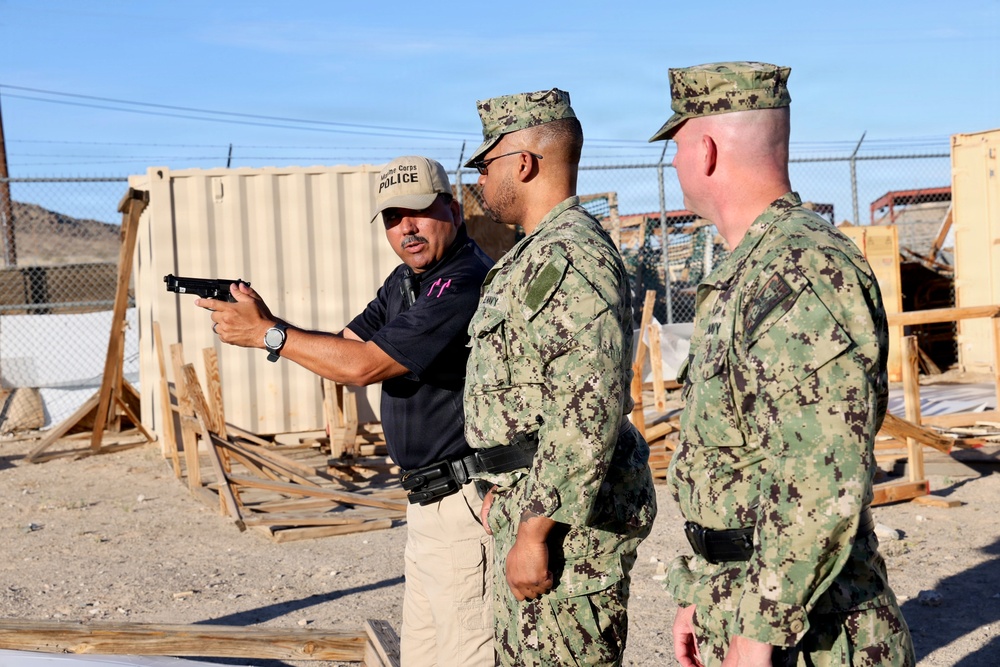 Navy Medicine Sailors complete Marine Corps Combat Pistol Program qualification