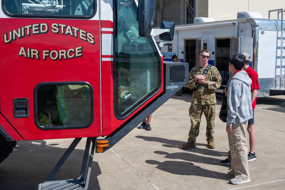 Local cadets visit 2nd Bomb Wing, explore career opportunities
