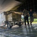 346th AEW Airmen load cargo into a C5 Galaxy