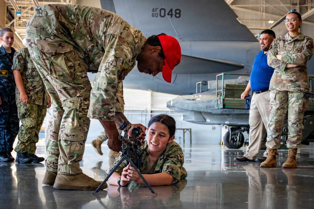 Local cadets visit 2nd Bomb Wing, explore career opportunities