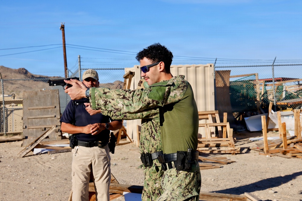 Navy Medicine Sailors complete Marine Corps Combat Pistol Program qualification