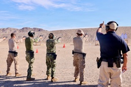 Navy Medicine Sailors complete Marine Corps Combat Pistol Program qualification