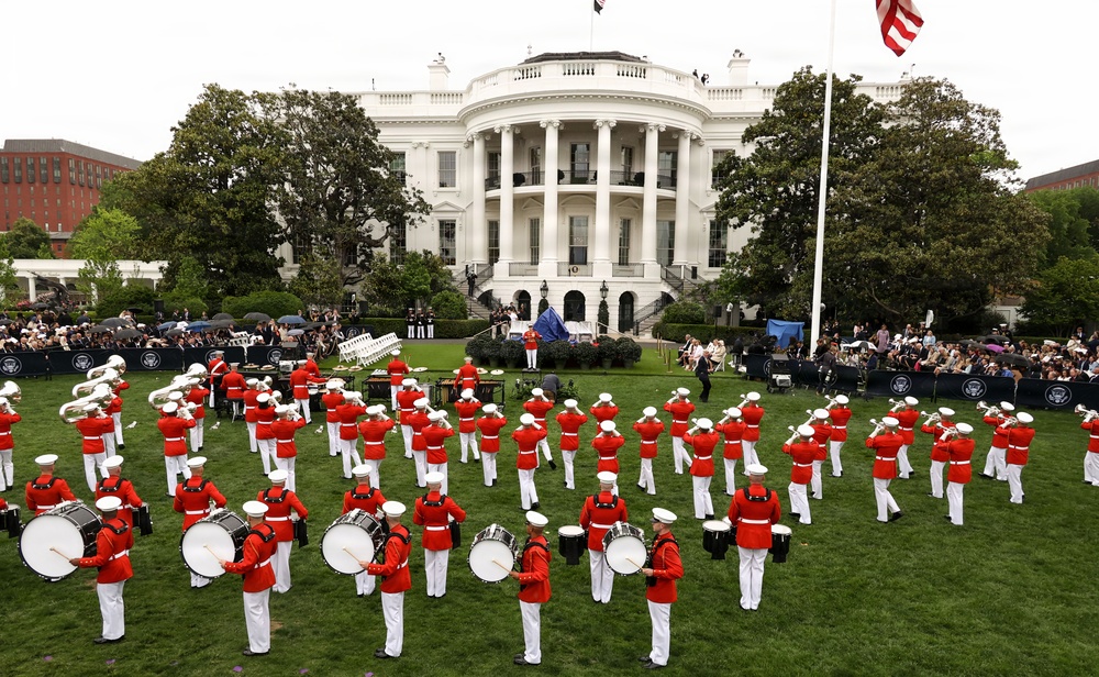 A Royal Welcome from "The Commandant's Own"