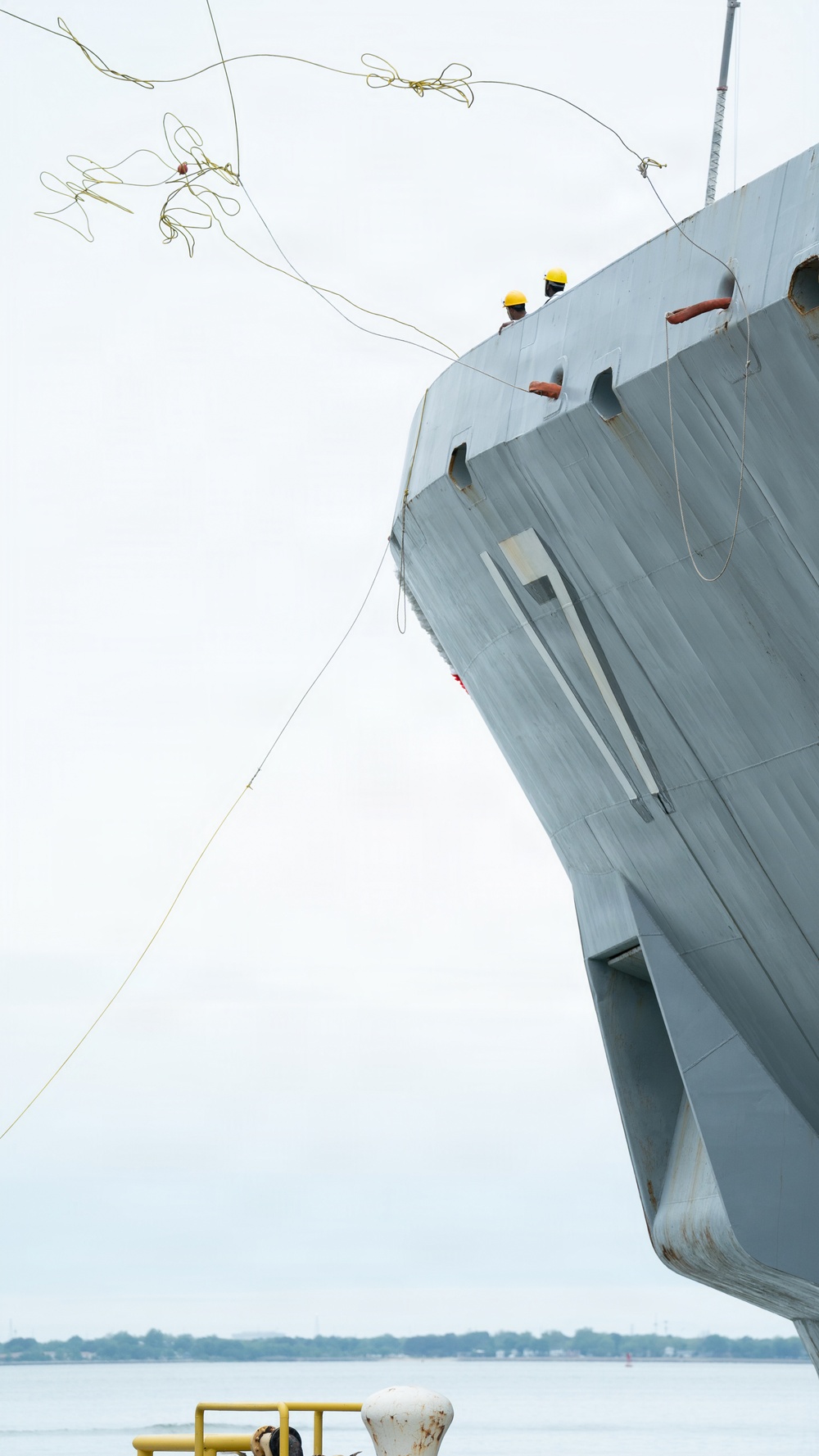 USS San Antonio (LPD 17) returns to Naval Station Norfolk