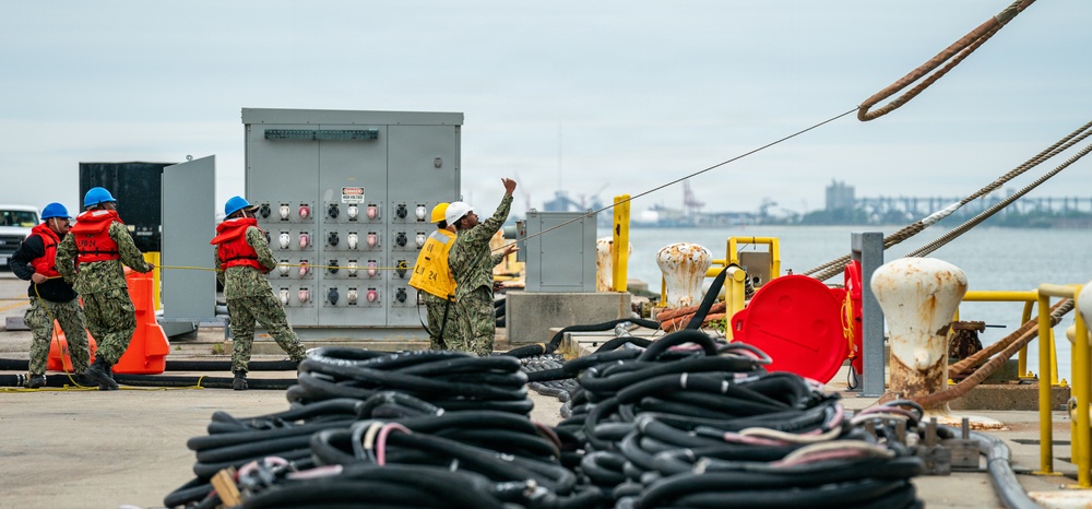 USS San Antonio (LPD 17) returns to Naval Station Norfolk