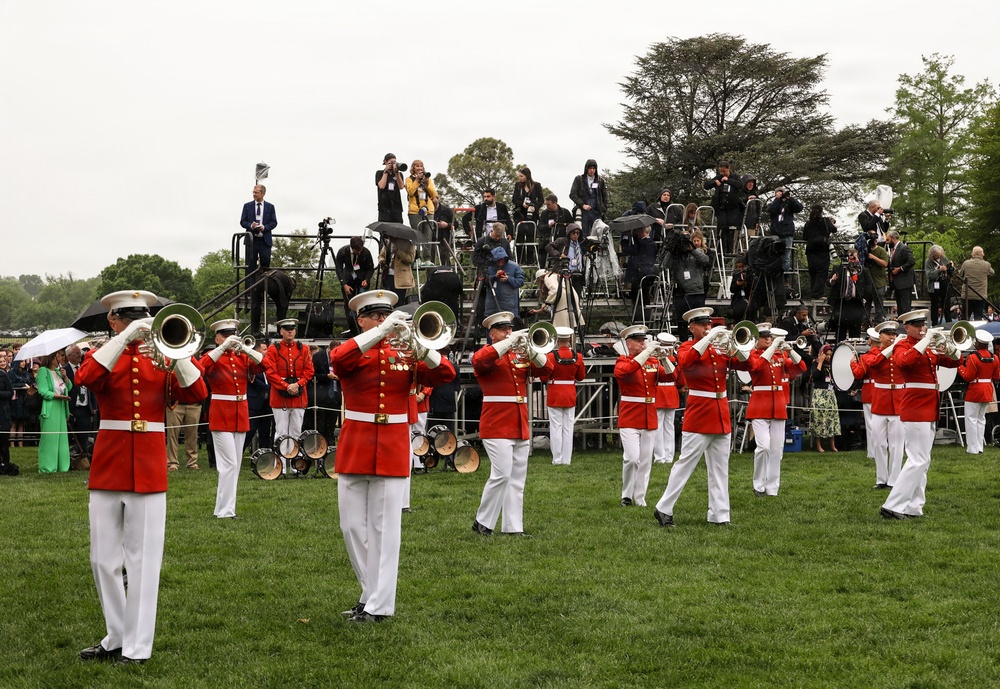 A Royal Welcome from "The Commandant's Own"
