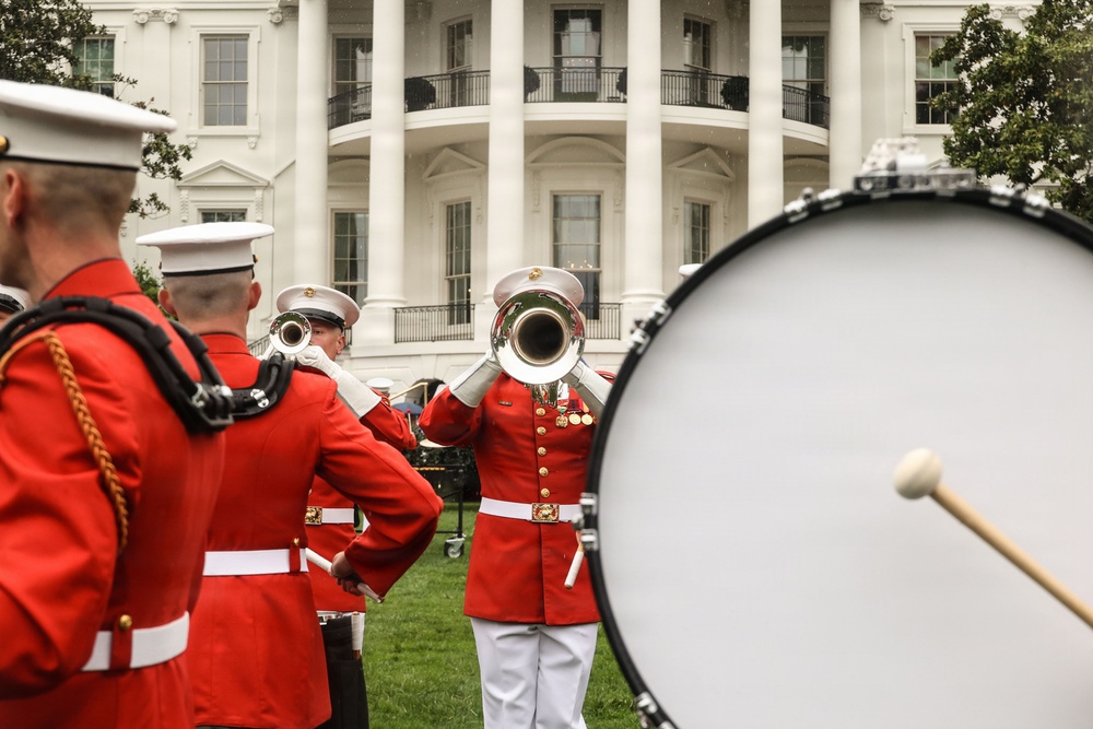 A Royal Welcome from "The Commandant's Own"