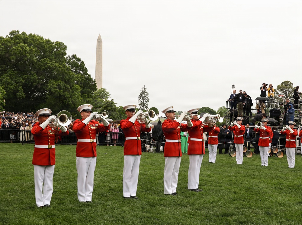 A Royal Welcome from "The Commandant's Own"