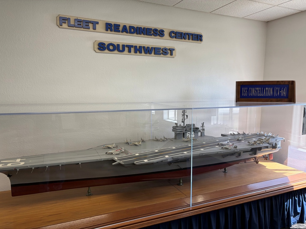 Fleet Readiness Center Southwest USS Constellation and a Model That Tells Its Story
