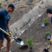 Navy Recruiting Station Mission Viejo Plants Trees for Earth Day
