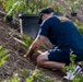 Navy Recruiting Station Mission Viejo Plants Trees for Earth Day
