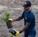 Navy Recruiting Station Mission Viejo Plants Trees for Earth Day