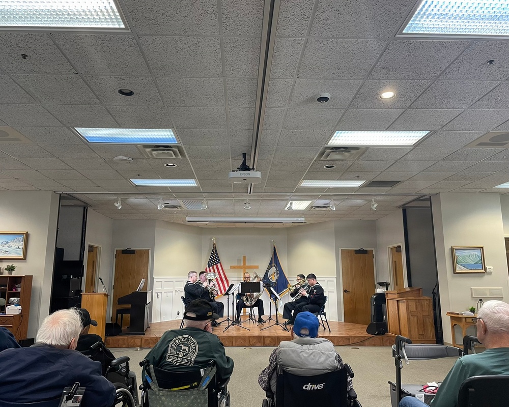 Navy Band Great Lakes Brass Quintet in Lexington for Navy Week