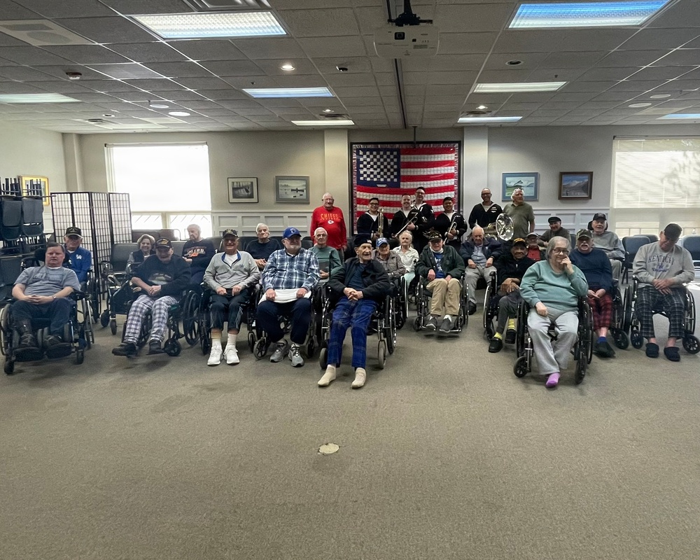 Navy Band Great Lakes Brass Quintet in Lexington for Navy Week