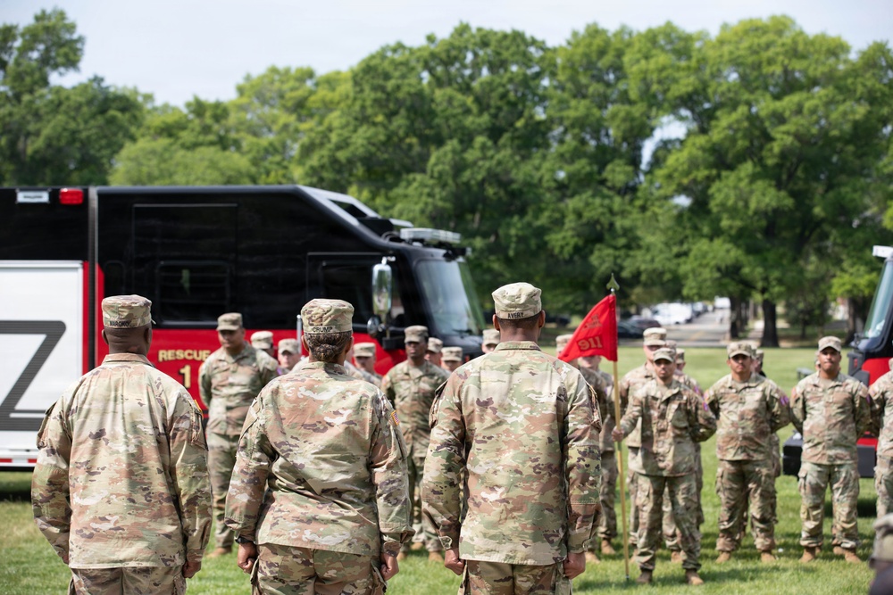 911th TREC, Change of Responsibility Ceremony - Fort Belvoir, Virginia