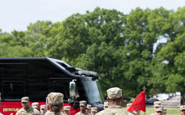 911th TREC, Change of Responsibility Ceremony - Fort Belvoir, Virginia
