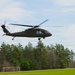 Wisconsin National Guard UH-60 Black Hawks fly members of Packers tour to Fort McCoy