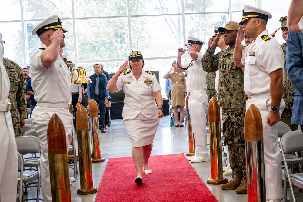 Capt. Constance Solina Takes Command of NAVFAC EXWC