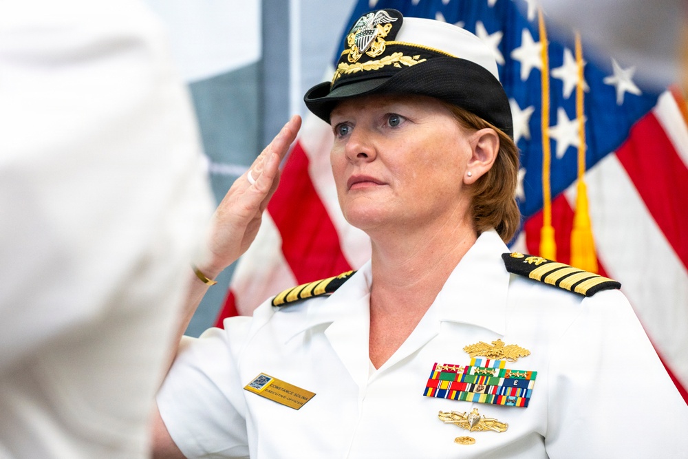 Capt. Constance Solina Takes Command of NAVFAC EXWC