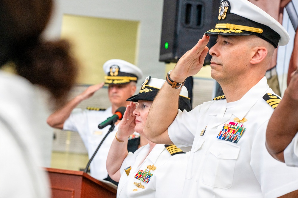 Capt. Constance Solina Takes Command of NAVFAC EXWC