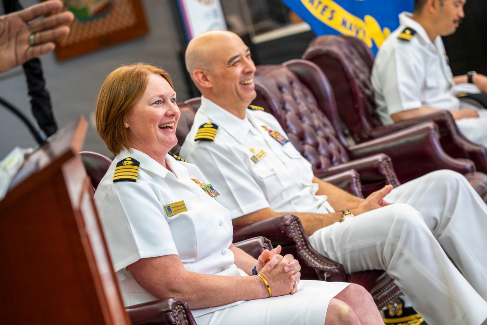 Capt. Constance Solina Takes Command of NAVFAC EXWC