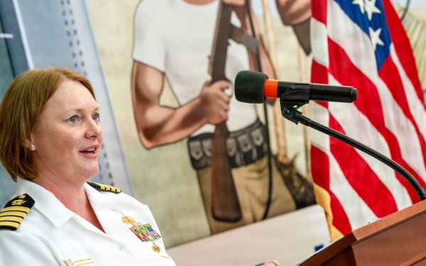 Capt. Constance Solina Takes Command of NAVFAC EXWC