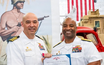 Capt. Constance Solina Takes Command of NAVFAC EXWC