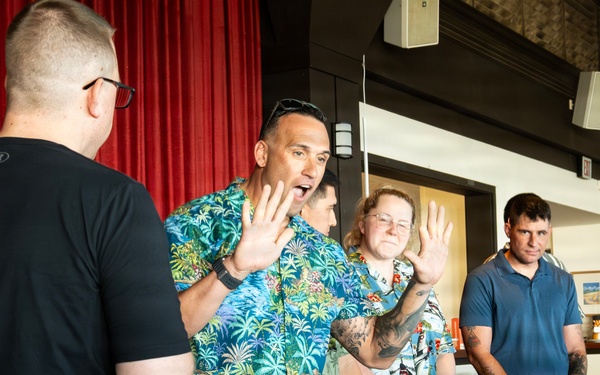 94th AAMDC hold a Hail and Farewell ceremony for Soldiers