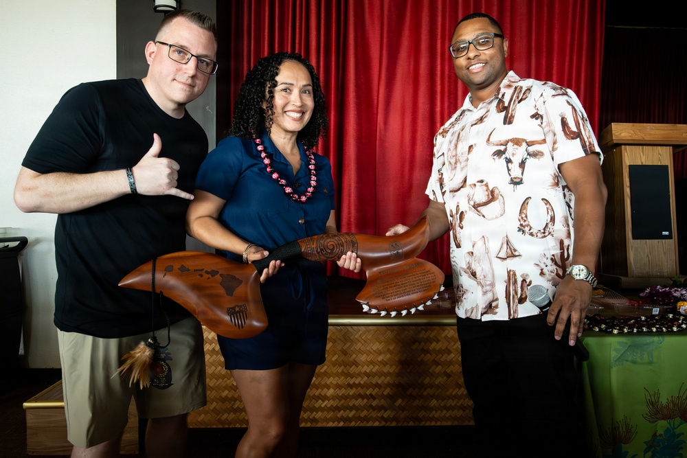 94th AAMDC hold a Hail and Farewell ceremony for Soldiers