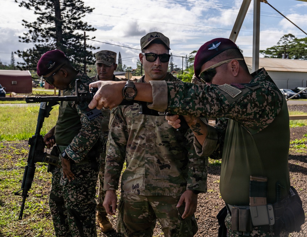 Partner Nations Particpate in M4 Carbine Training at Pacific Land Forces Team Readiness Challenge 2026