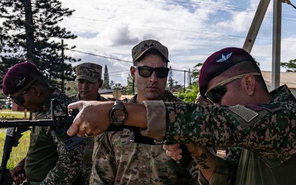 Partner Nations Particpate in M4 Carbine Training at Pacific Land Forces Team Readiness Challenge 2026