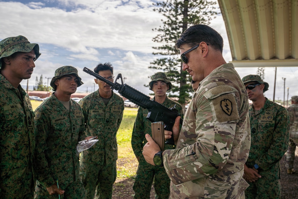 Partner Nations Particpate in M4 Carbine Training at Pacific Land Forces Team Readiness Challenge 2026