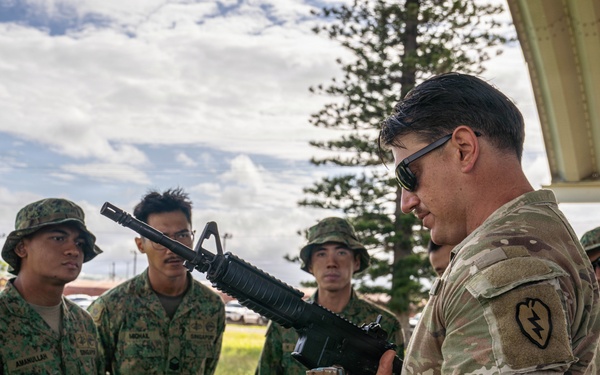 Partner Nations Particpate in M4 Carbine Training at Pacific Land Forces Team Readiness Challenge 2026