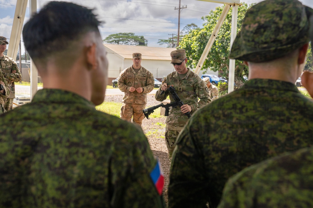 Partner Nations Particpate in M4 Carbine Training at Pacific Land Forces Team Readiness Challenge 2026