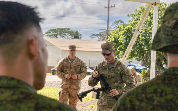 Partner Nations Particpate in M4 Carbine Training at Pacific Land Forces Team Readiness Challenge 2026