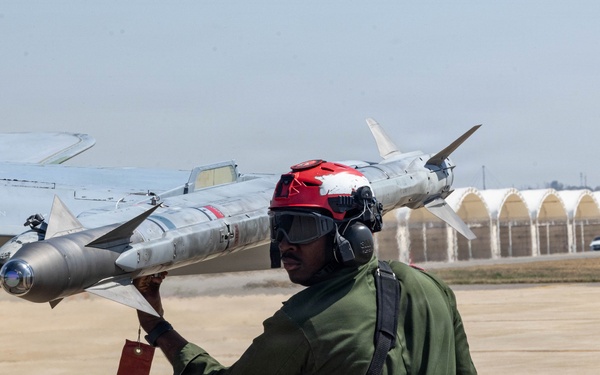 VMFA-232 and 31ST CABS train together at Kunsan Air Base