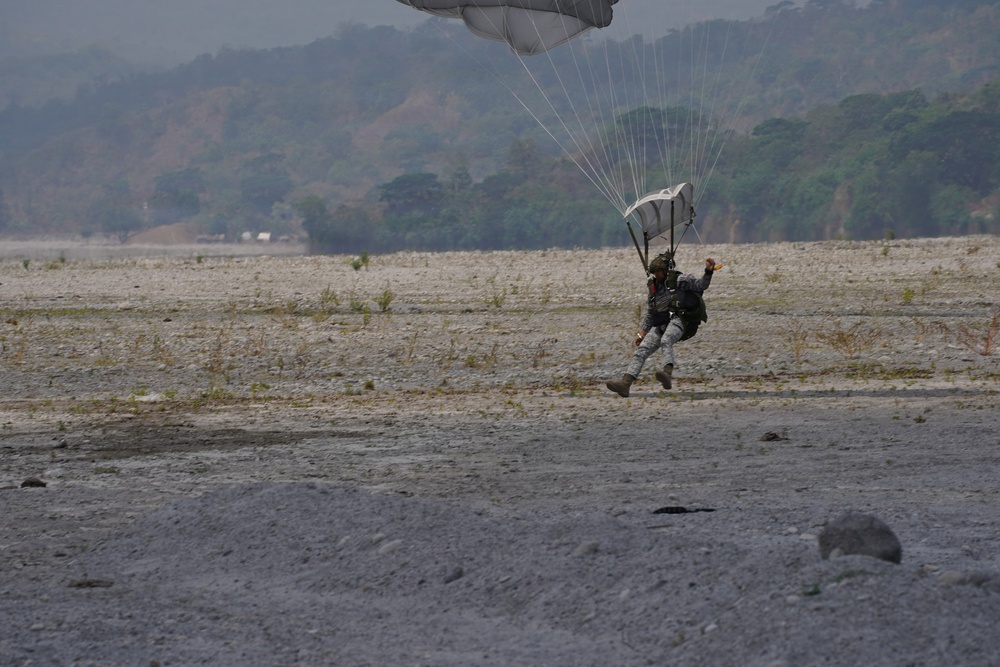 Balikatan 26: U.S., Philippine special operations forces execute friendship jumps