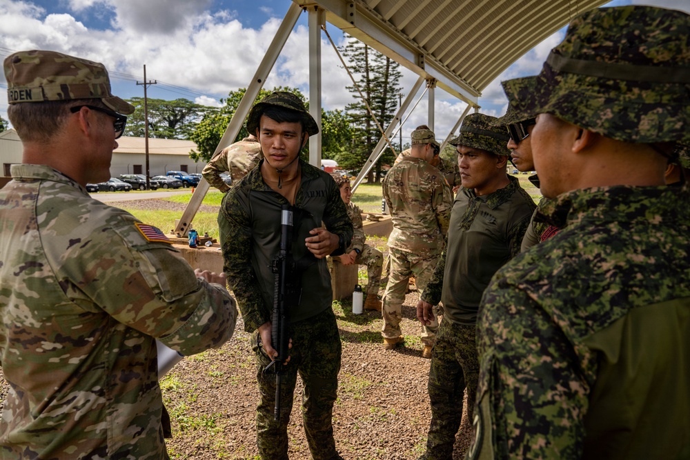 Partner Nations Participate in M4 Carbine Training at Pacific Land Forces Team Readiness Challenge 2026