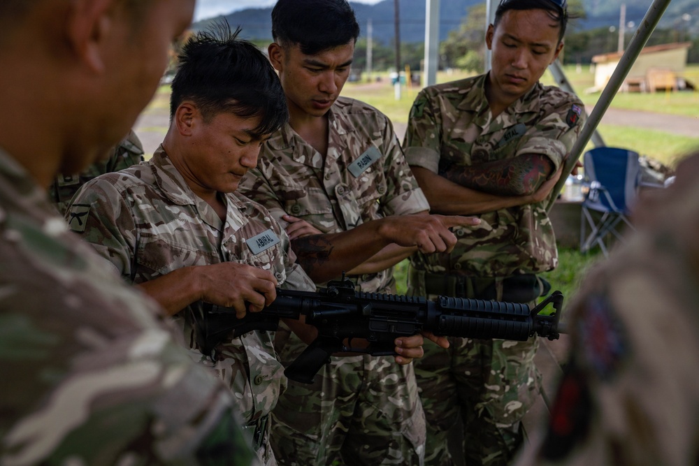 Partner Nations Participate in M4 Carbine Training at Pacific Land Forces Team Readiness Challenge 2026
