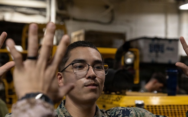 11th MEU Marines, Sailors Conduct Evacuation Control Center Training Aboard USS Boxer