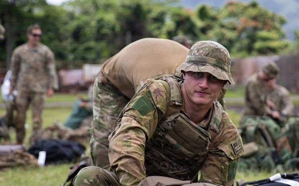 Allied and Partner Forces Conduct Equipment Layouts at Schofield Barracks