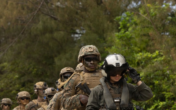 U.S. Marines Conduct Flyway Drills