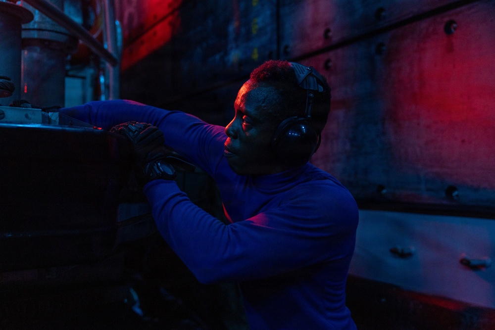 USS Portland Sailors Conduct Routine Operations