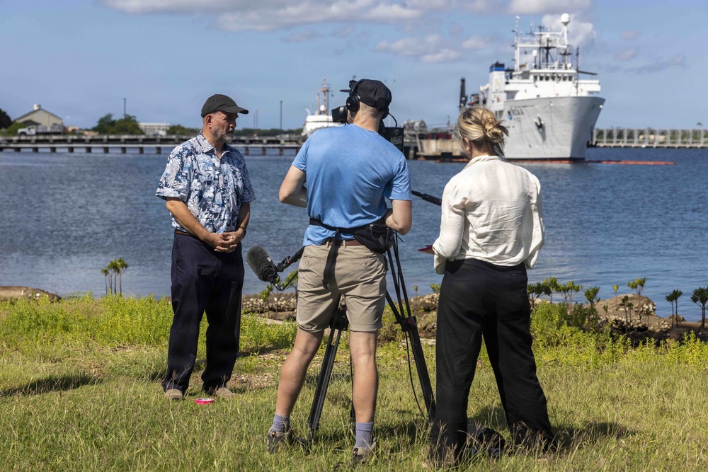 Navy Region Hawaii historian shares history for documentary