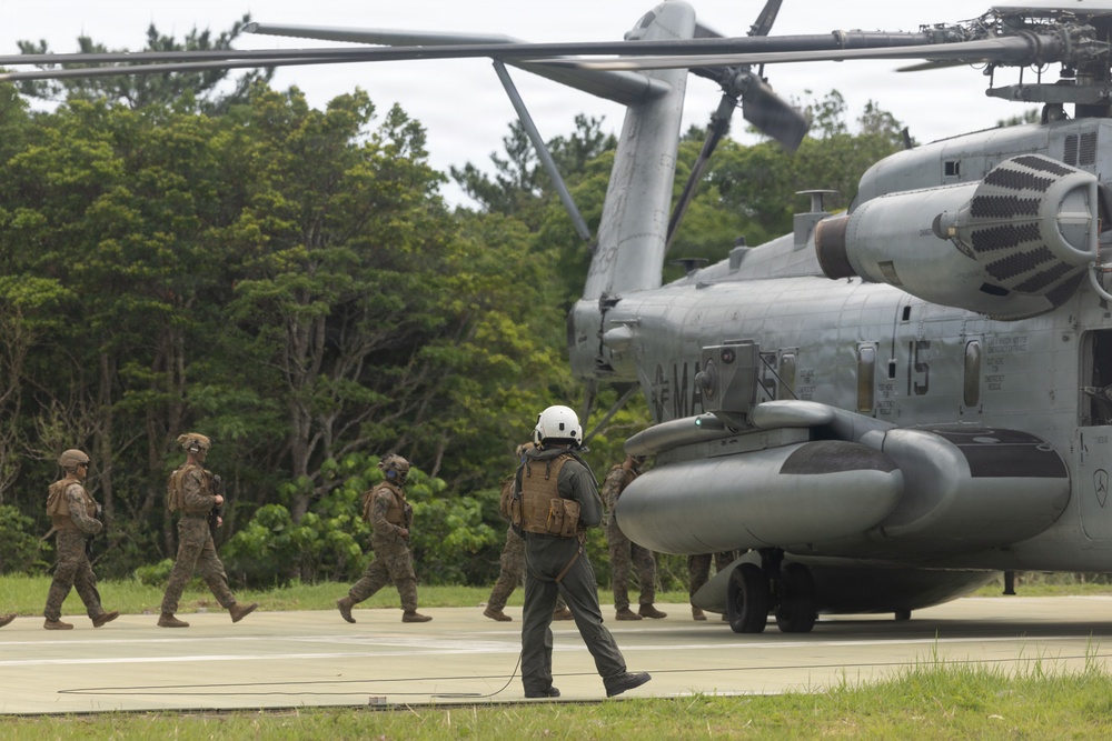 U.S. Marines Conduct Flyway Drills