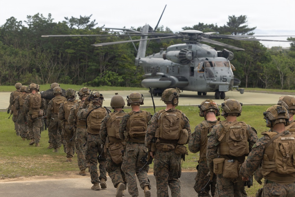U.S. Marines Conduct Flyway Drills